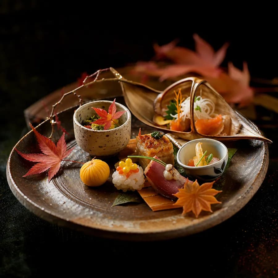 秋の懐石「紅葉」